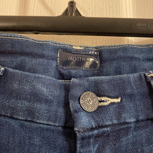 MOTHER High Waisted Looker Ankle The Road to Paradise Skinny Straight Jean - Picture 5 of 9